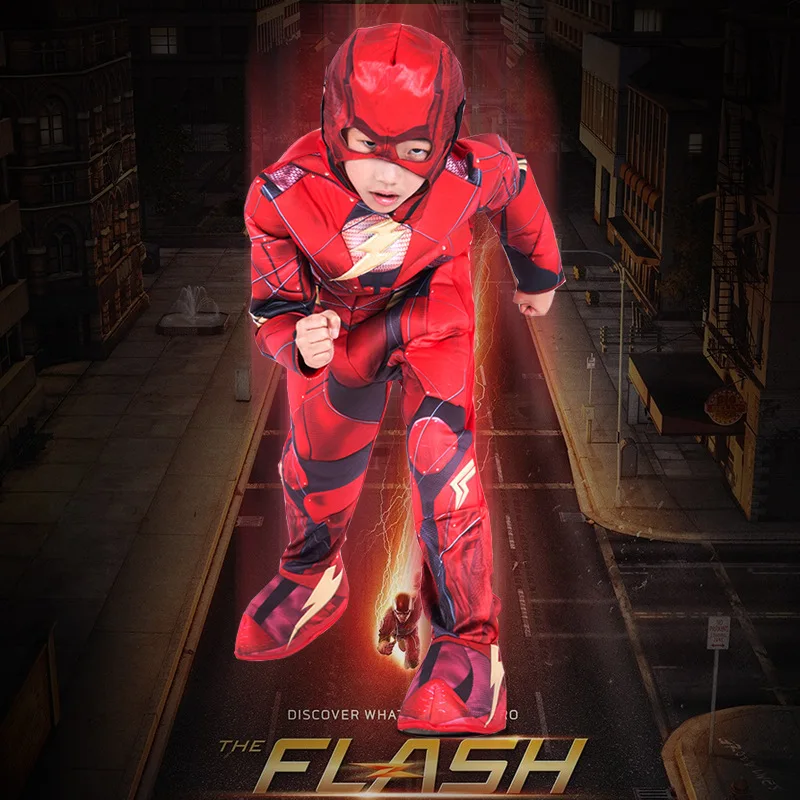 The Flash Season 5 Kids Boy's The Flash Cosplay Costume Jumpsuit Eye Mask Children's Superhero Halloween Carnival Party Costume
The Flash Season 5 Kids Boy's The Flash Cosplay Costume Jumpsuit Eye Mask Children's Superhero Halloween Carnival Party Costume