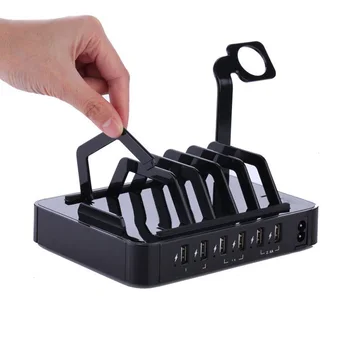 USB Charging Station Dock 6 Port USB Charger Organizer Multiple Mobile Tablet Charging Stand for iPhone iPad GY88
USB Charging Station Dock 6 Port USB Charger Organizer Multiple Mobile Tablet Charging Stand for iPhone iPad GY88