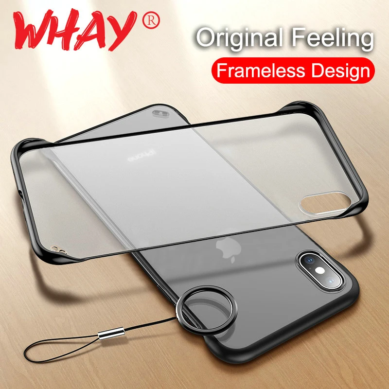 Frameless Case For iPhone 8 7 6 6S Plus Phone Scrub Transparent Hard Cover Case For Coque iPhone X Xr Xs Max Funda Capa Ring
Frameless Case For iPhone 8 7 6 6S Plus Phone Scrub Transparent Hard Cover Case For Coque iPhone X Xr Xs Max Funda Capa Ring