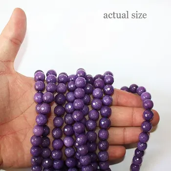 10 mm Faceted African Violet Quartz - Round 10 mm Colored Quartz beads, Semi Precious Gemstone Beads - Full Strand 15", 37 beads
10 mm Faceted African Violet Quartz - Round 10 mm Colored Quartz beads, Semi Precious Gemstone Beads - Full Strand 15", 37 beads