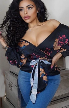 2019 Newest Women's Sexy Floral Bodysuit Leotard Tuxedo Wrap Over Satin Blouse Top
2019 Newest Women's Sexy Floral Bodysuit Leotard Tuxedo Wrap Over Satin Blouse Top