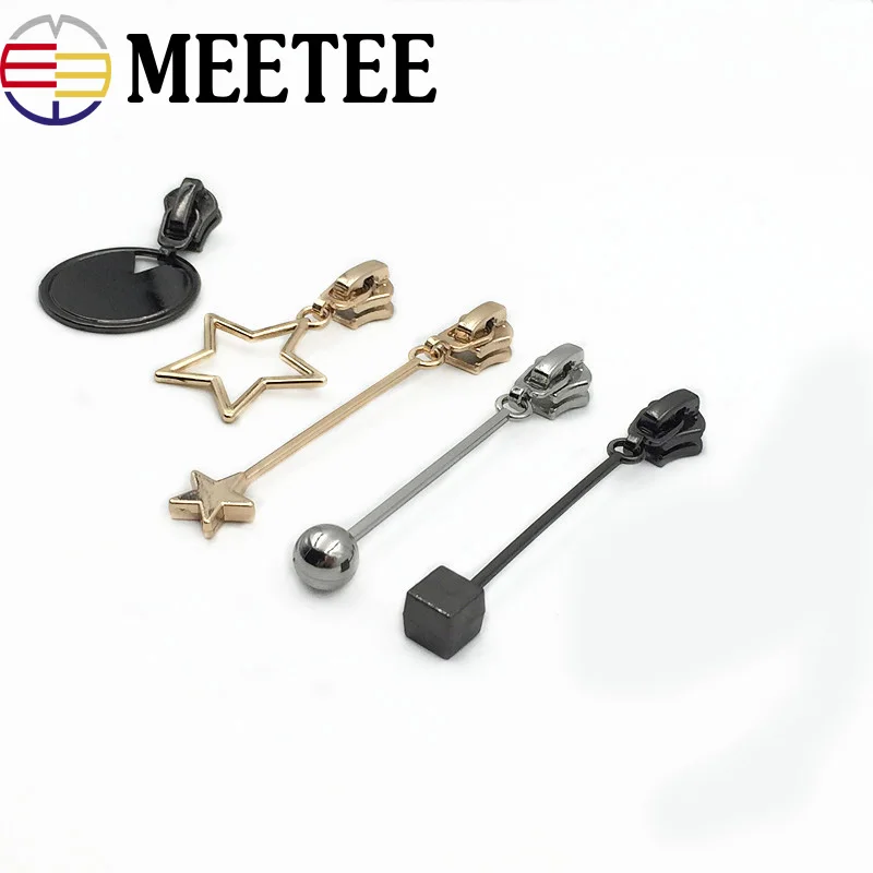 5Pcs 3# 5# Eco-friendly Metal Zippers Sliders Jacket Clothes Zipper Puller Head Zip Repair Kits DIY Crafts
5Pcs 3# 5# Eco-friendly Metal Zippers Sliders Jacket Clothes Zipper Puller Head Zip Repair Kits DIY Crafts