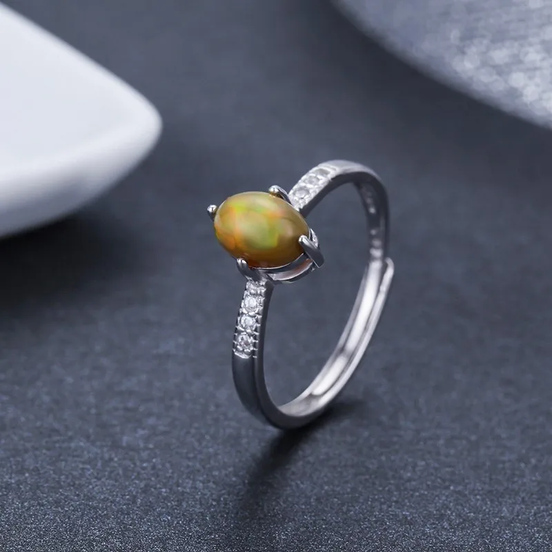 925 Sterling Silver Oval Natural Opal Rings For Women Wedding Engagement Love Ring w CZ Stone Jewelry Finger Bague Aneis Anelli
925 Sterling Silver Oval Natural Opal Rings For Women Wedding Engagement Love Ring w CZ Stone Jewelry Finger Bague Aneis Anelli
