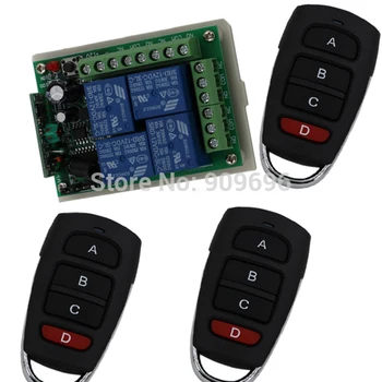315mhz DC 12V 4CH Channel RF Wireless Controller Remote Control Switch Radio Switch
315mhz DC 12V 4CH Channel RF Wireless Controller Remote Control Switch Radio Switch