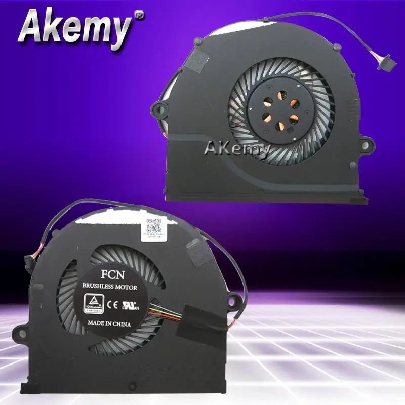 Akemy New original cpu cooling fan for FCN FKA5 DC12 0.4A DFS521212MP0T fan cooler FAN FOR ASUS ROG FX503 FX503VD GL503VD GL503
Akemy New original cpu cooling fan for FCN FKA5 DC12 0.4A DFS521212MP0T fan cooler FAN FOR ASUS ROG FX503 FX503VD GL503VD GL503