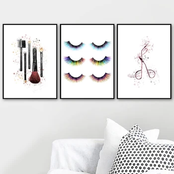 Fashion Makeup Brush Eyelash Wall Art Canvas Painting Nordic Poster And Print Wall Picture For Living Room Home Decor
Fashion Makeup Brush Eyelash Wall Art Canvas Painting Nordic Poster And Print Wall Picture For Living Room Home Decor