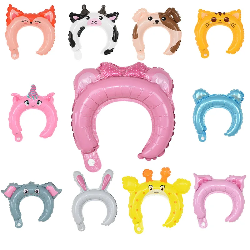 5/10pcs Cute Cartoon Headband Foil Balloons Animal Unicorn Ballon Baby Shower Kids Toys Happy Birthday Party Decorations Supplie
5/10pcs Cute Cartoon Headband Foil Balloons Animal Unicorn Ballon Baby Shower Kids Toys Happy Birthday Party Decorations Supplie