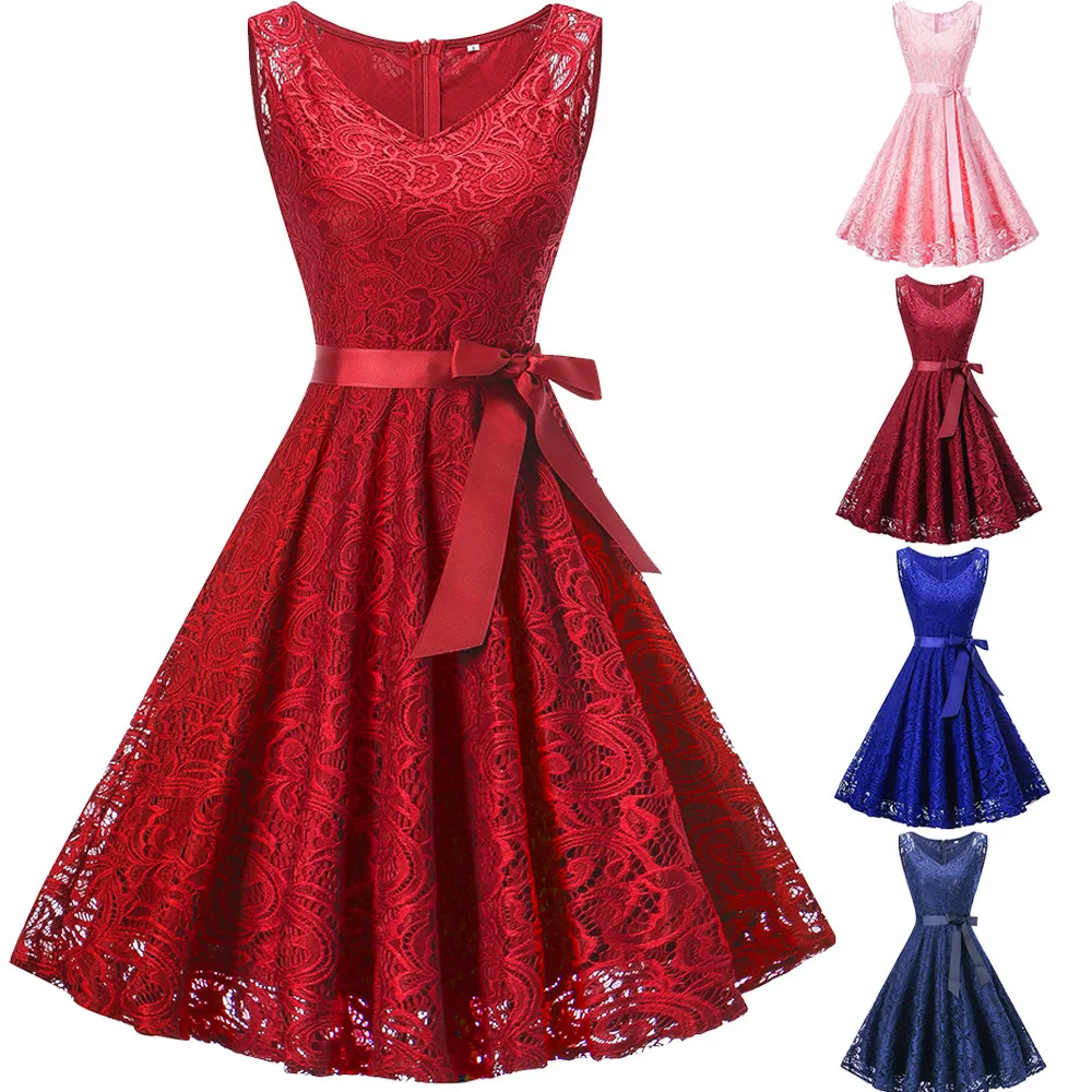 2019 Womens Sleeveless Formal Ladies Wedding Bridesmaid durable enought for your daily wearing Lace Knee-Length Dress 30 sales
2019 Womens Sleeveless Formal Ladies Wedding Bridesmaid durable enought for your daily wearing Lace Knee-Length Dress 30 sales