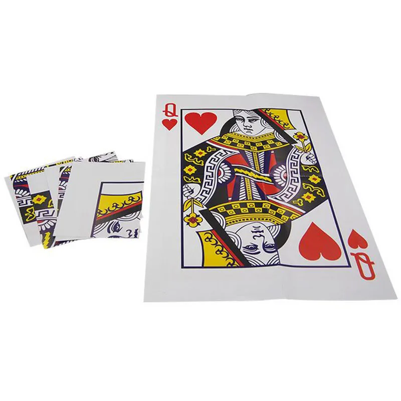 Broken q Restore Jumbo Poker Recover Broken Magic Tricks Magician Card Magica Stage Illusion accessories Gimmick Props
Broken q Restore Jumbo Poker Recover Broken Magic Tricks Magician Card Magica Stage Illusion accessories Gimmick Props