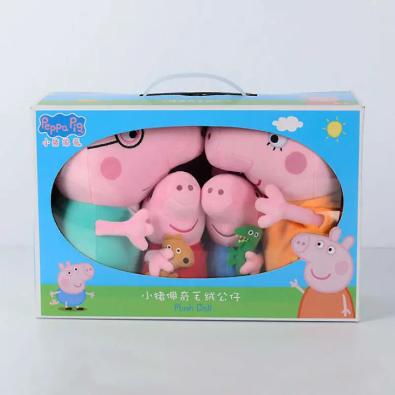 Original box 4pcs/set Genuine Peppa Pig 12" 30cm daddy mummy 19cm George Peppa Chinese-style costume Plush Doll Toy
Original box 4pcs/set Genuine Peppa Pig 12" 30cm daddy mummy 19cm George Peppa Chinese-style costume Plush Doll Toy