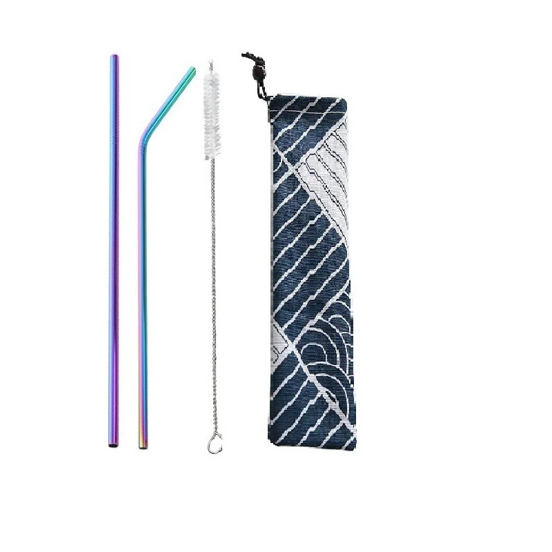 1pcs Rainbow Dinnerware Dinner Set Bag Colorful Stainless Steel Cutlery Set Steak Knives Forks Coffee Teaspoon Straw Brushes
1pcs Rainbow Dinnerware Dinner Set Bag Colorful Stainless Steel Cutlery Set Steak Knives Forks Coffee Teaspoon Straw Brushes