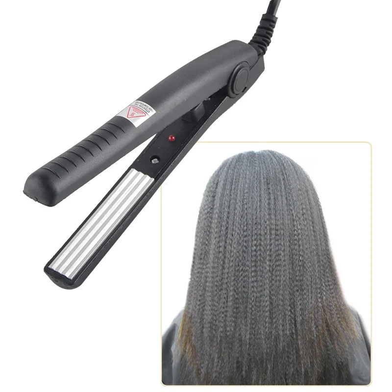 Electric Hair Straightener Corrugated Iron Hair Crimper Corn Plate Mini Ripple Corrugation straightening Styling Tools
Electric Hair Straightener Corrugated Iron Hair Crimper Corn Plate Mini Ripple Corrugation straightening Styling Tools