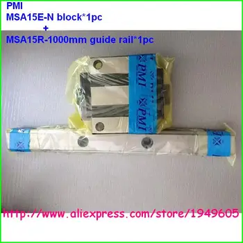 taiwan original PMI brand linear guide 1pc MSA15E-N block match with 1pc MSA15R-1000mm length guide rail 
taiwan original PMI brand linear guide 1pc MSA15E-N block match with 1pc MSA15R-1000mm length guide rail