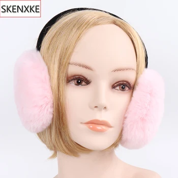 2019 New 100% Natural Rex Rabbit Fur Earmuff Lady Winter Warm Rex Rabbit Fur EarMuffs Russian Women Solid Plush Real Fur Earlap
2019 New 100% Natural Rex Rabbit Fur Earmuff Lady Winter Warm Rex Rabbit Fur EarMuffs Russian Women Solid Plush Real Fur Earlap