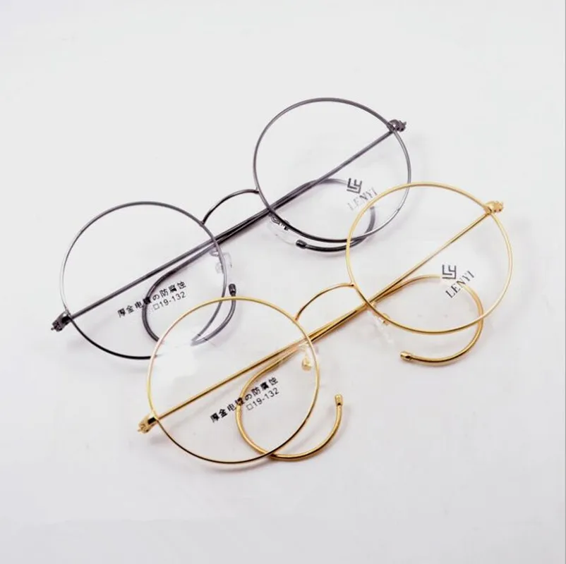 48mm Vintage Round Antique Wire Rim Metal Eyeglass Frames Gold Gunmetal Full Rim Men Women Retro Glasses myopia Rx able
48mm Vintage Round Antique Wire Rim Metal Eyeglass Frames Gold Gunmetal Full Rim Men Women Retro Glasses myopia Rx able