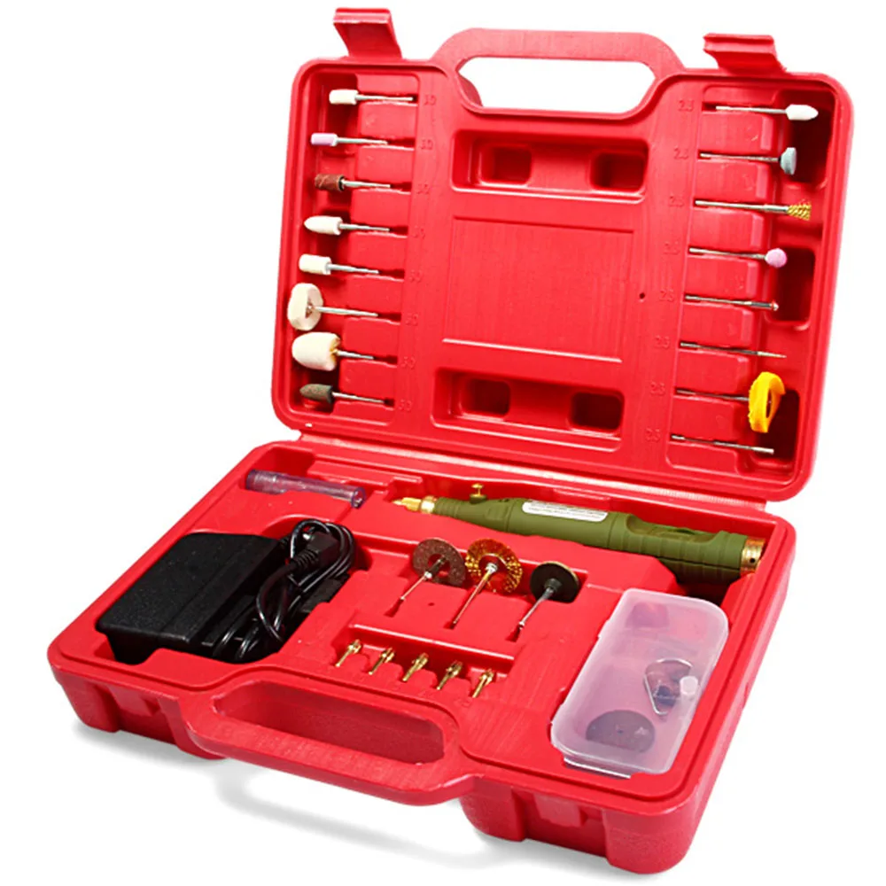 Dremel Style Mini Electric Rotary Drill Grinder With Grinding Accessories Set Multifunction Engraving Machine Electric Tool kit
Dremel Style Mini Electric Rotary Drill Grinder With Grinding Accessories Set Multifunction Engraving Machine Electric Tool kit