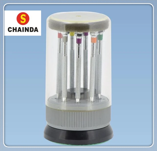 Free Shipping 1 Set Precision Set of 9 Watchmakers & Jewellers Screwdrivers Set from 0.8~2.0mm with Extra Blades
Free Shipping 1 Set Precision Set of 9 Watchmakers & Jewellers Screwdrivers Set from 0.8~2.0mm with Extra Blades