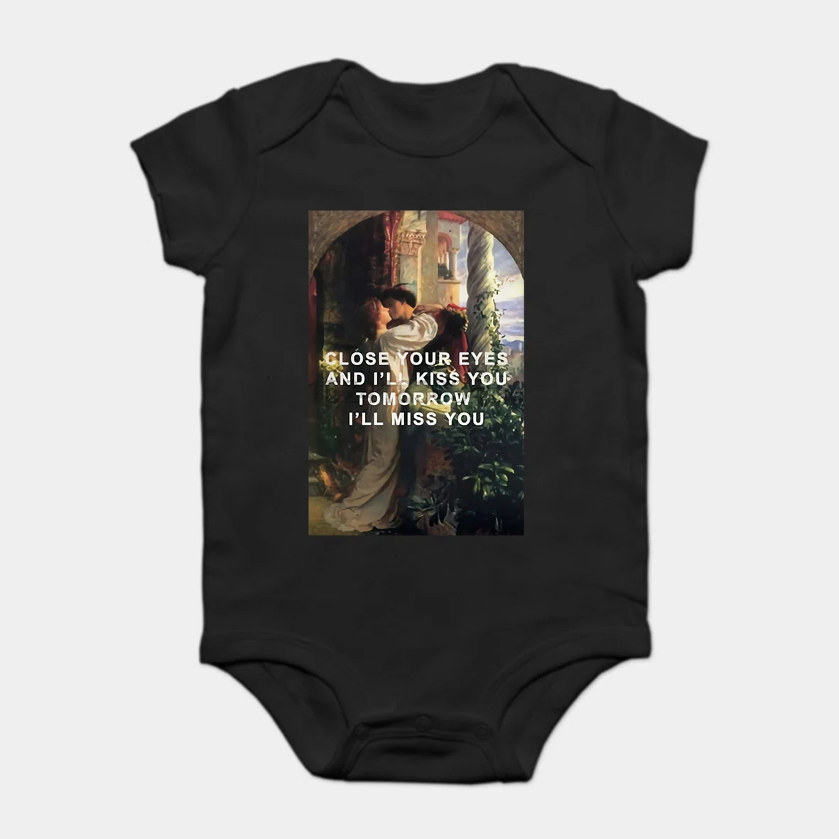 Baby Onesie Baby Bodysuits kid t shirt Printed Cotton Short-Sleeve Romeo and Juliet Loving1
Baby Onesie Baby Bodysuits kid t shirt Printed Cotton Short-Sleeve Romeo and Juliet Loving1