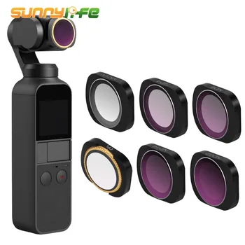 SUNNYLIFE 6PCS Portable HD High Light Transmittance ND4 ND8 ND16 ND32 CPL MCUV Lens Filters for DJI OSMO Pocket Gimbal Camera
SUNNYLIFE 6PCS Portable HD High Light Transmittance ND4 ND8 ND16 ND32 CPL MCUV Lens Filters for DJI OSMO Pocket Gimbal Camera
