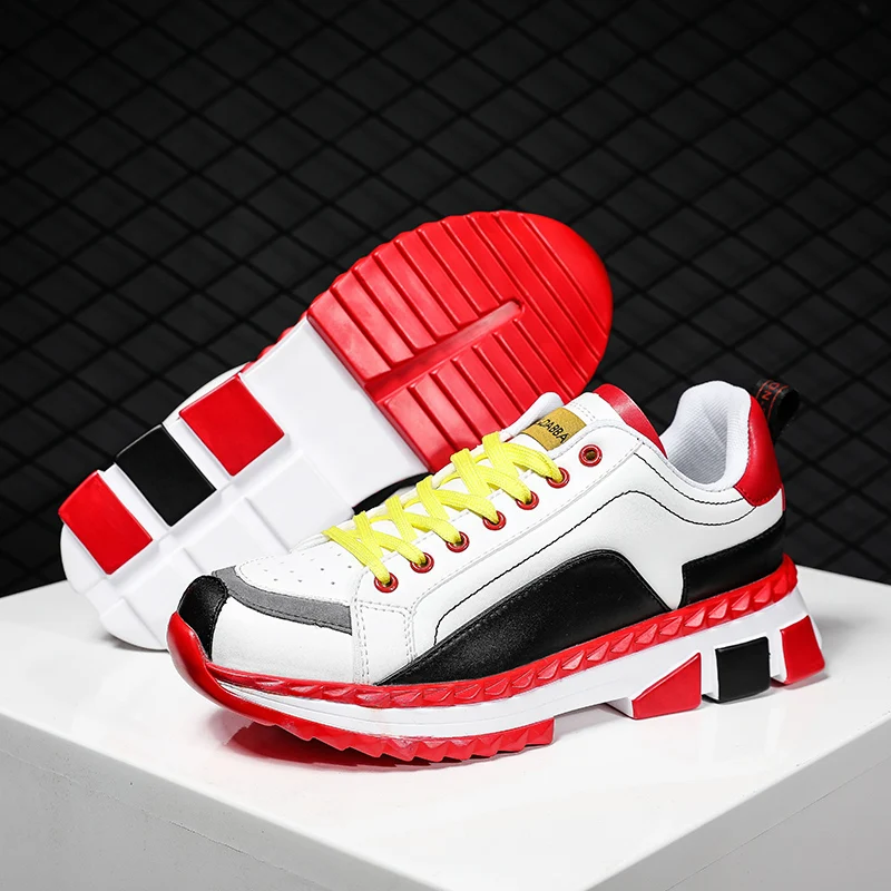 Mens Casual Shoes Men Sneakers 2019 Fashion Man Hip-Hop Shoes red blue Lace-up Flats Male Ankle Boots Plus Size 39-45
Mens Casual Shoes Men Sneakers 2019 Fashion Man Hip-Hop Shoes red blue Lace-up Flats Male Ankle Boots Plus Size 39-45