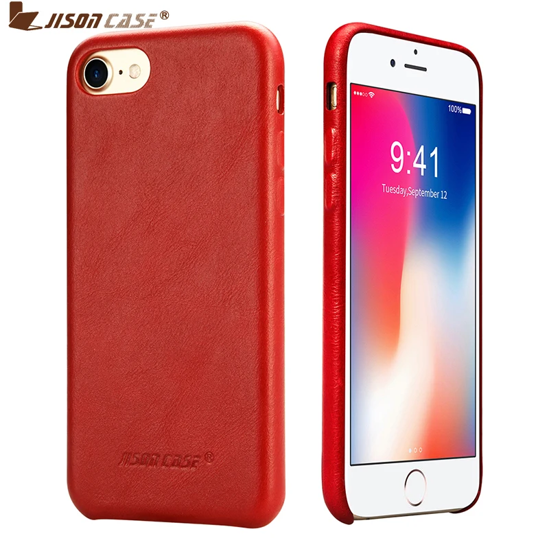 Jisoncase Genuine Leather Case For iPhone 7 8 Case Hard Back Cover Soft Liner for iphone 7 case Fashion phone case coque iphone
Jisoncase Genuine Leather Case For iPhone 7 8 Case Hard Back Cover Soft Liner for iphone 7 case Fashion phone case coque iphone