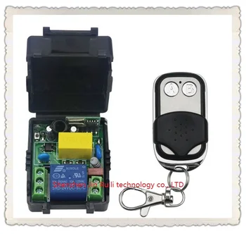 AC220V 10A 1CH Wireless Remote Control Switch System Receiver + 1# Transmitters for Appliances Gate Garage Door
AC220V 10A 1CH Wireless Remote Control Switch System Receiver + 1# Transmitters for Appliances Gate Garage Door