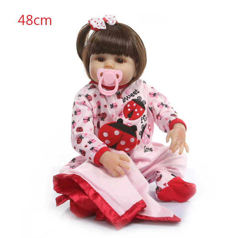 19inch 48cm Full silicone Vinyl Princess Toddler Babies Dolls real touch Girls Birthday Gift Present Child Play House bonecas
19inch 48cm Full silicone Vinyl Princess Toddler Babies Dolls real touch Girls Birthday Gift Present Child Play House bonecas