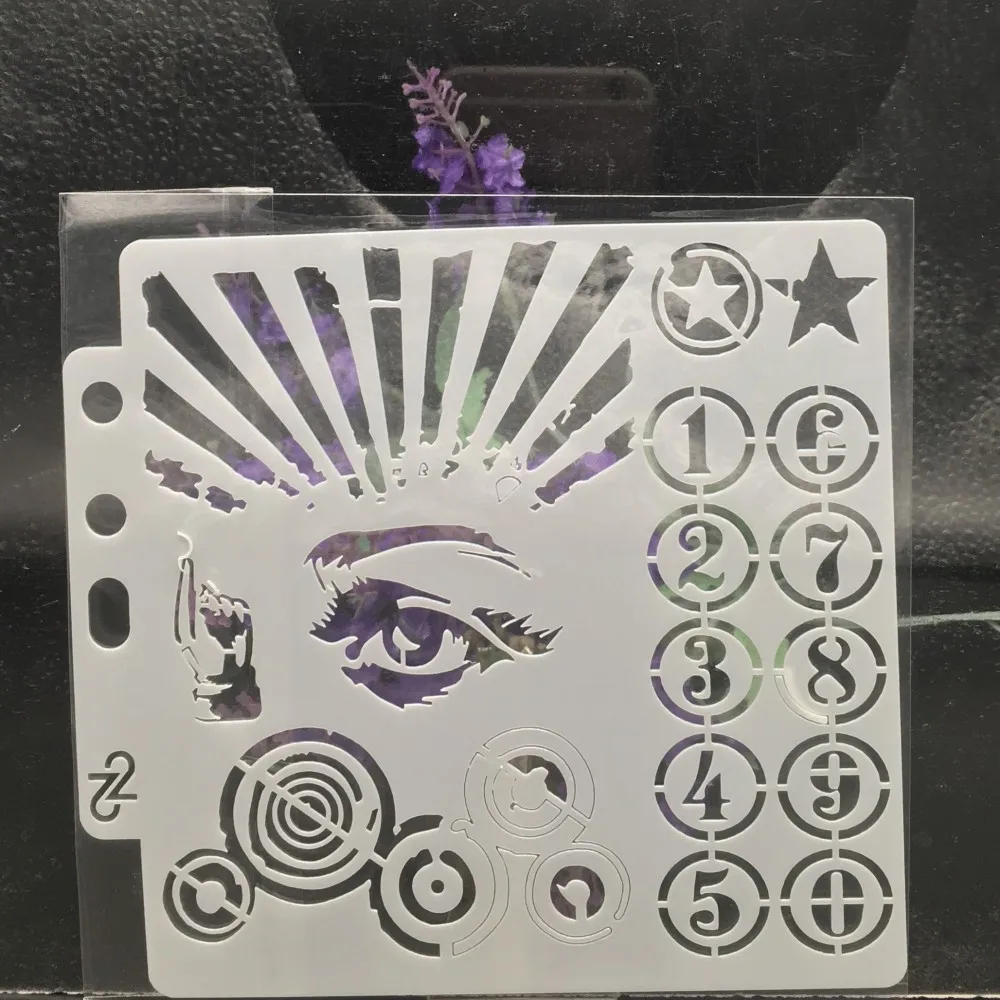 13cm Eye Number DIY Layering Stencils Wall Painting Scrapbook Coloring Embossing Album Decorative Card Template S43
13cm Eye Number DIY Layering Stencils Wall Painting Scrapbook Coloring Embossing Album Decorative Card Template S43