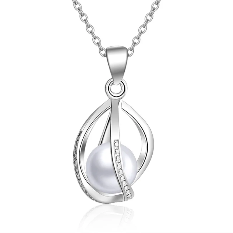Vintage New Pearl Pendant For Women Hollow Necklace Pendant Female Korean Silver Jewelry Fashion
Vintage New Pearl Pendant For Women Hollow Necklace Pendant Female Korean Silver Jewelry Fashion