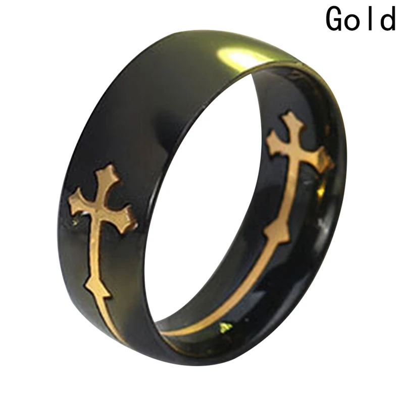 Separable Cross Ring For Men Woman Black Color Stainless Steel Cool Male Casual Remove Design Jewelry Wedding Band
Separable Cross Ring For Men Woman Black Color Stainless Steel Cool Male Casual Remove Design Jewelry Wedding Band