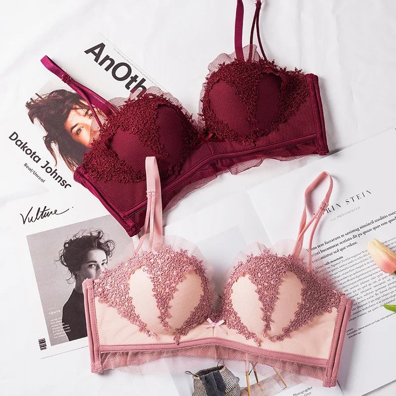 Seamless Bras For Women Underwear Bra Lingerie Sexy Super Push Up Black Lace Top Bralette Half Cup Bra AB Cup Girls Brassiere BH
Seamless Bras For Women Underwear Bra Lingerie Sexy Super Push Up Black Lace Top Bralette Half Cup Bra AB Cup Girls Brassiere BH