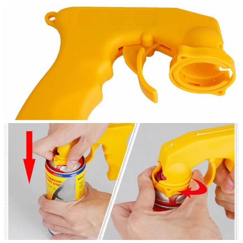 Paint Care Aerosol Spray Gun Handle With Full Grip Trigger Locking Collar Car Maintenance Polishing Tool spray paint aerosol
Paint Care Aerosol Spray Gun Handle With Full Grip Trigger Locking Collar Car Maintenance Polishing Tool spray paint aerosol