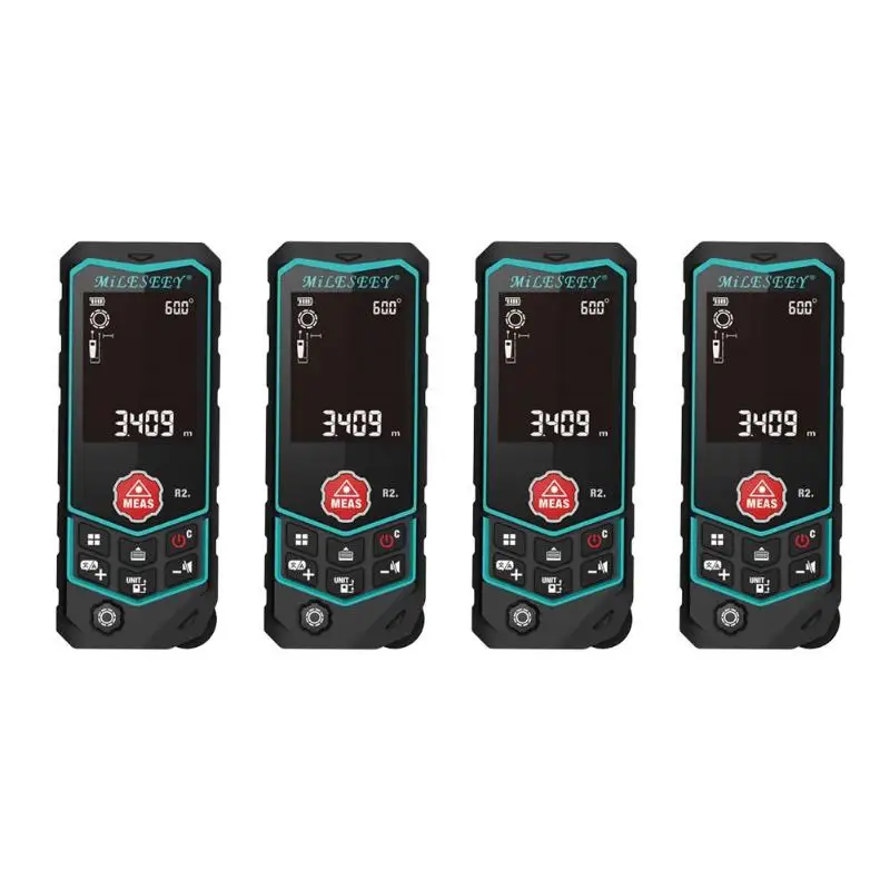 Mileseey R2 Hand-held Distance Infrared Laser Rangefinder Range Finder Laser Build measure device Measuring Tape
Mileseey R2 Hand-held Distance Infrared Laser Rangefinder Range Finder Laser Build measure device Measuring Tape