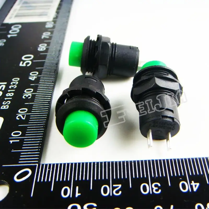 DS-425B Button color Green 1A/250VAC ON-OFF 2Pin Non Self-locking Push Button Switch (Self reset switch) 20Pcs/lot
DS-425B Button color Green 1A/250VAC ON-OFF 2Pin Non Self-locking Push Button Switch (Self reset switch) 20Pcs/lot
