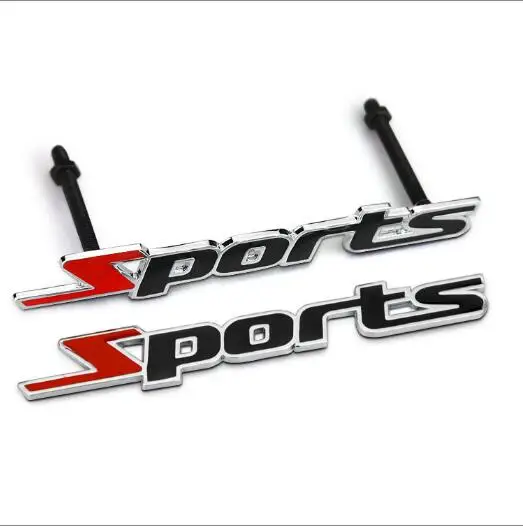 1 Pcs Real Metal Badge Sport car stick Rear Boot Emblem sport grill emblem Car Styling
1 Pcs Real Metal Badge Sport car stick Rear Boot Emblem sport grill emblem Car Styling