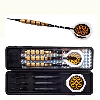 3 PCS/LOT High Quality 18 Grams Board Style Soft Tip Darts Iron Darts Professional Darts SET Sporting Safe Indoor Game Best Gift
3 PCS/LOT High Quality 18 Grams Board Style Soft Tip Darts Iron Darts Professional Darts SET Sporting Safe Indoor Game Best Gift