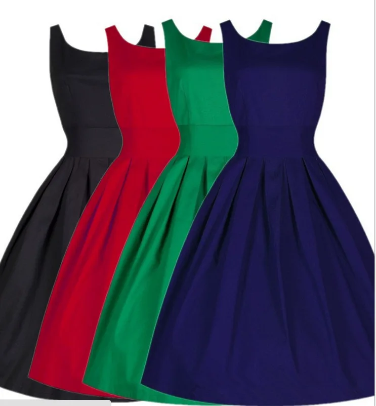 4 colors New Arrive Summer Style Women Party Robe Rockabilly Vintage Dress Black Retro Casual 50s Dress size s-2xl
4 colors New Arrive Summer Style Women Party Robe Rockabilly Vintage Dress Black Retro Casual 50s Dress size s-2xl