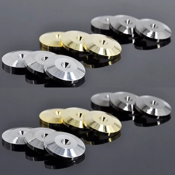 10pcs/lot Silver 25mm pure nickel plated speaker shock absorber spike pad HIFI acoustic suspension gasket connector
10pcs/lot Silver 25mm pure nickel plated speaker shock absorber spike pad HIFI acoustic suspension gasket connector