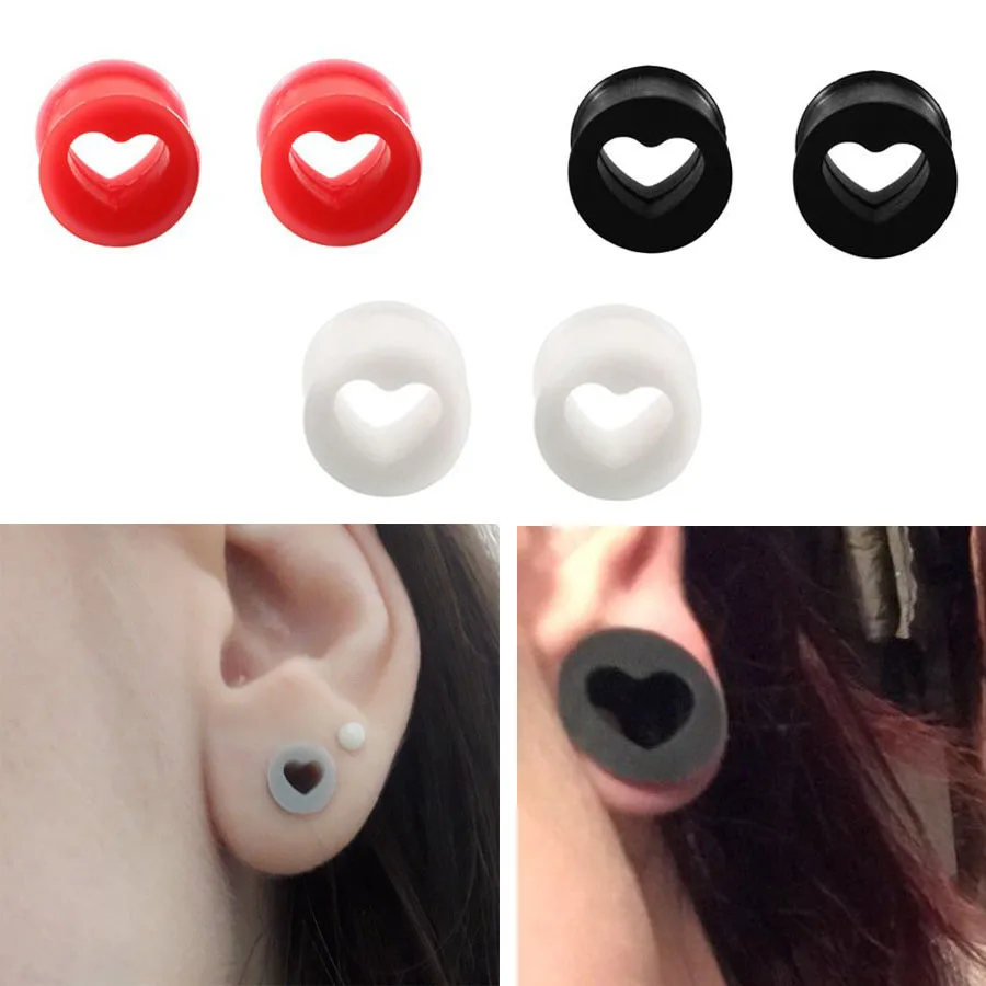 10mm--22mm Pair Black & White Love Heart Acrylic Flesh Tunnel Plug Jewelry Body Piercing Stretcher Expander Ear Gauge Earlets
10mm--22mm Pair Black & White Love Heart Acrylic Flesh Tunnel Plug Jewelry Body Piercing Stretcher Expander Ear Gauge Earlets