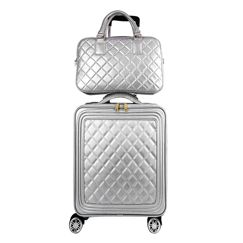 CARRYLOVE high quality fashion classic16/20/24 size 100%PU handbag and Rolling Luggage Spinner Travel Suitcase
CARRYLOVE high quality fashion classic16/20/24 size 100%PU handbag and Rolling Luggage Spinner Travel Suitcase