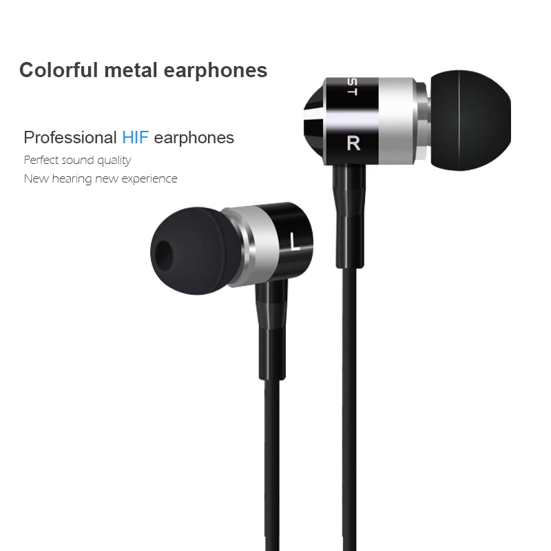 NEW metal stereo earphone plug In- Ear mobile phone line control with Mai Tong earpiece KDK301
NEW metal stereo earphone plug In- Ear mobile phone line control with Mai Tong earpiece KDK301