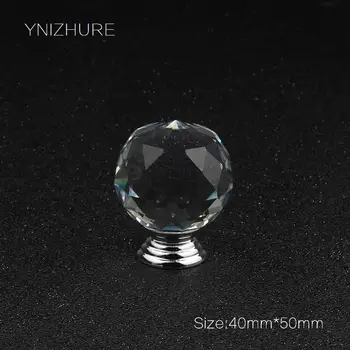 40mm 10PCS K9 Crystal Glass Drawer Cabinet Door Bathroom Bed Handle Furniture Accessories Hardware Dresser knob Silver Base
40mm 10PCS K9 Crystal Glass Drawer Cabinet Door Bathroom Bed Handle Furniture Accessories Hardware Dresser knob Silver Base