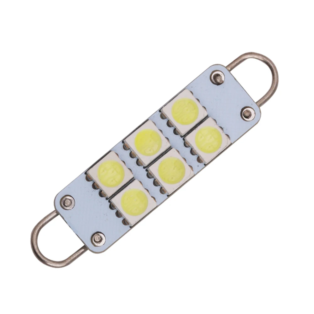 100x Car Led Rigid Loop 44mm 5050 6SMD LED Bulbs Door Lights Festoon Dome Light Dual Arc Ring Automotive Festoon car dome light
100x Car Led Rigid Loop 44mm 5050 6SMD LED Bulbs Door Lights Festoon Dome Light Dual Arc Ring Automotive Festoon car dome light