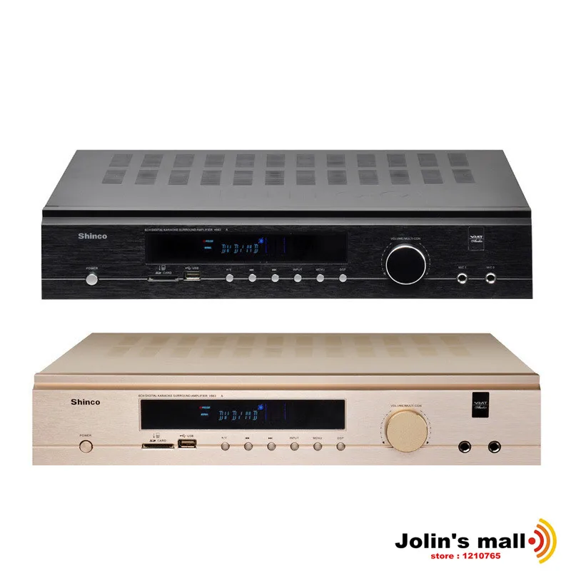 Shinco V-663 HiFi 2.1 household 5.1 channel high power output 150W home theater amplifier
Shinco V-663 HiFi 2.1 household 5.1 channel high power output 150W home theater amplifier