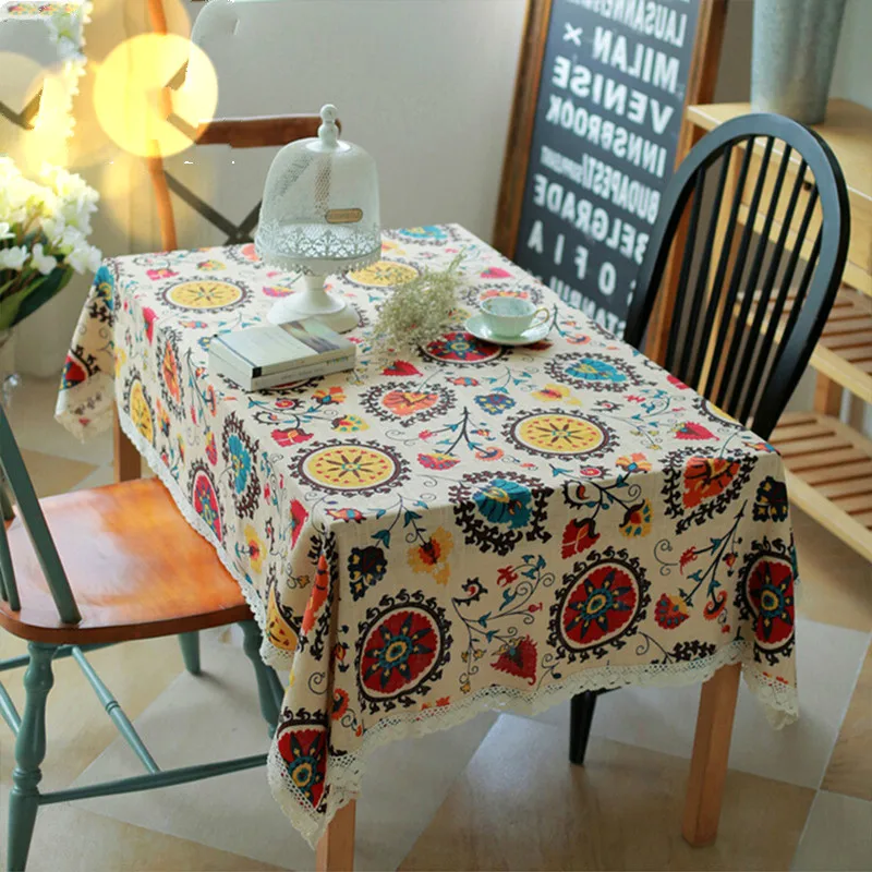 National wind explosion models cotton linen tablecloths Sun flower table cloth tablecloth Table Covers for Wedding Party Home
National wind explosion models cotton linen tablecloths Sun flower table cloth tablecloth Table Covers for Wedding Party Home