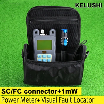 Fiber Optic Cable Tester with Optical Power Meter (-70dBm~+3dBm) and Visual Fault Locator 1mw
Fiber Optic Cable Tester with Optical Power Meter (-70dBm~+3dBm) and Visual Fault Locator 1mw