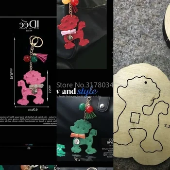 Japan Steel Blade Rule Cutting Dies Punch Dog Key Ring Cutting Mold Wood Dies for Leather Cutter for Leather Crafts 85x65mm
Japan Steel Blade Rule Cutting Dies Punch Dog Key Ring Cutting Mold Wood Dies for Leather Cutter for Leather Crafts 85x65mm