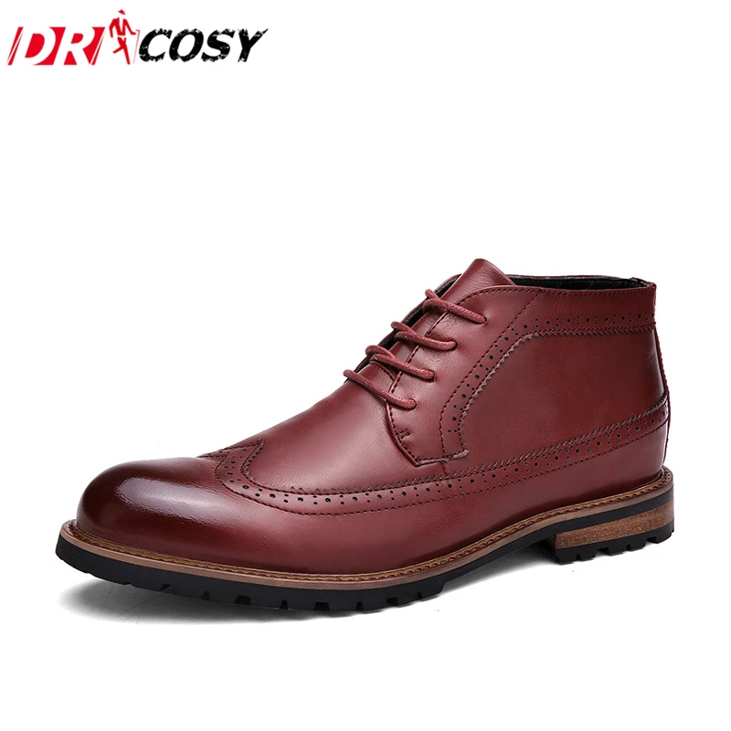 New Arrival Men's Geniune Leather Casual Shoes Vintage Carve Brogue Shoes Fashion Man Oxford Shoes High Top Breathable Men Shoes 
New Arrival Men's Geniune Leather Casual Shoes Vintage Carve Brogue Shoes Fashion Man Oxford Shoes High Top Breathable Men Shoes