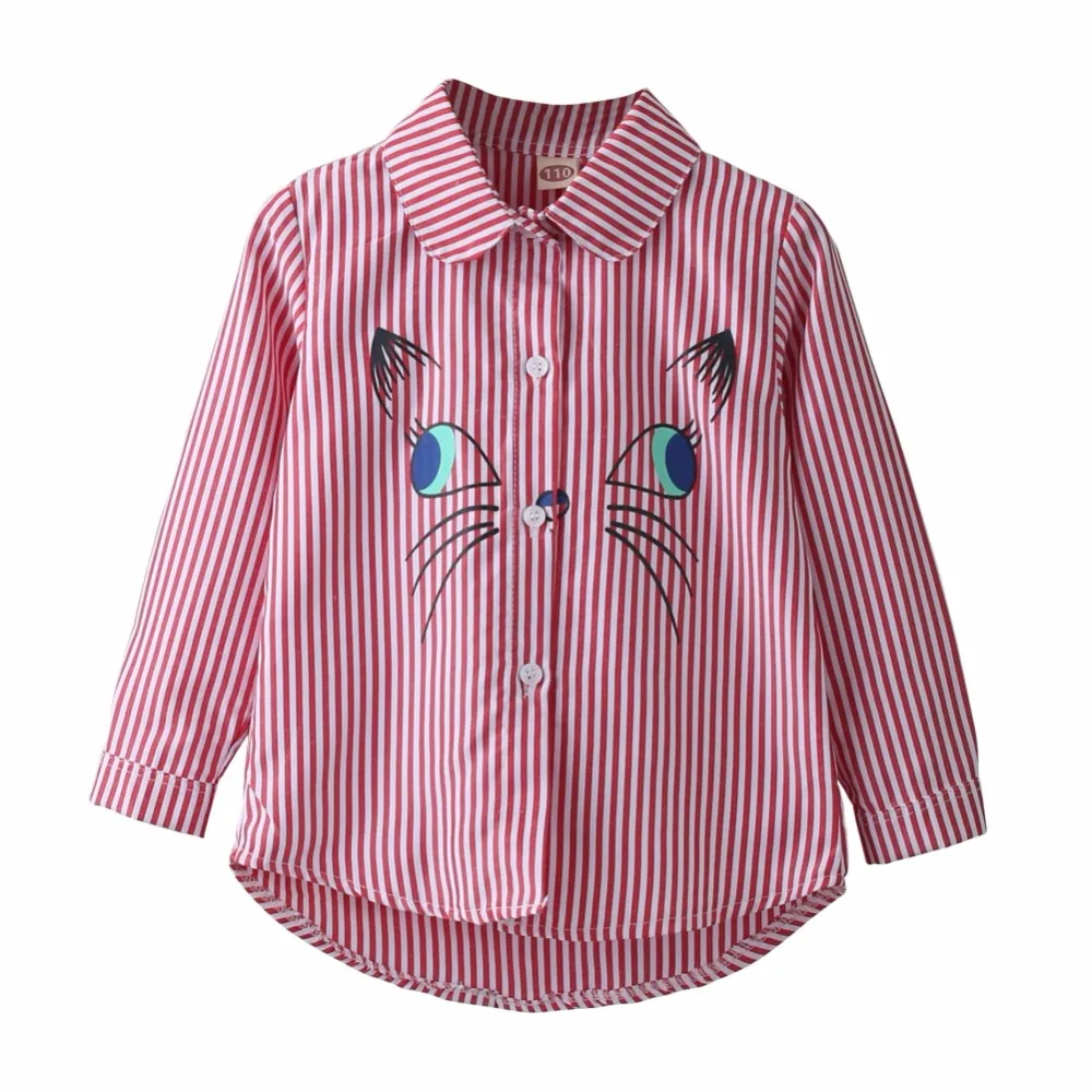 Children Turn-down Collar Embroidery Cartoon Cat Pattern Long Sleeve Shirts Blouse Outfits
Children Turn-down Collar Embroidery Cartoon Cat Pattern Long Sleeve Shirts Blouse Outfits
