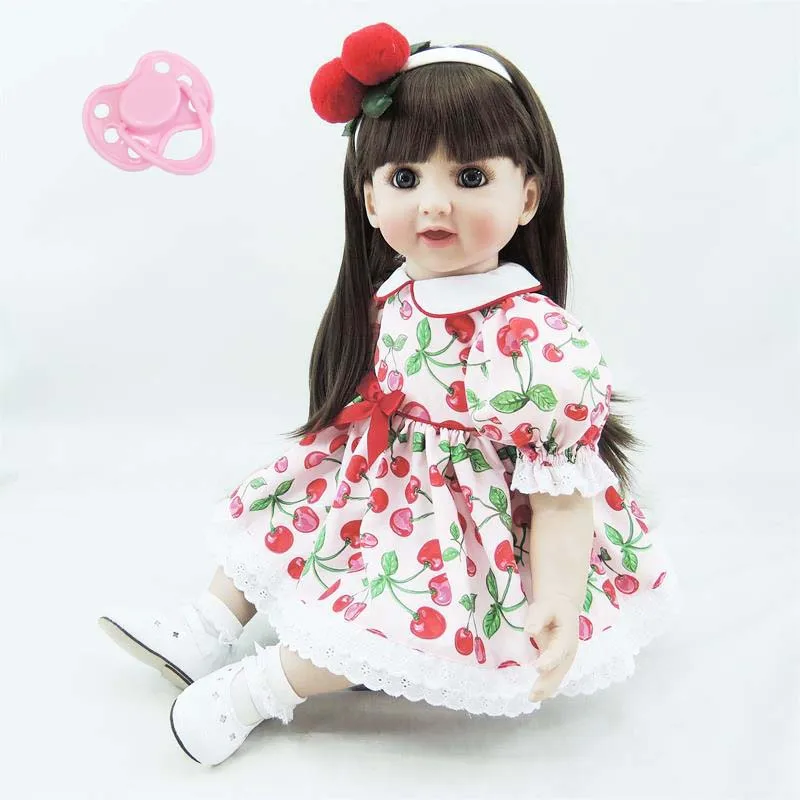 Silicone Reborn Baby Doll Toys 60cm Vinyl Princess Toddler Dolls Kids Birthday Present Gift Play House Toy Girls Brinquedos
Silicone Reborn Baby Doll Toys 60cm Vinyl Princess Toddler Dolls Kids Birthday Present Gift Play House Toy Girls Brinquedos